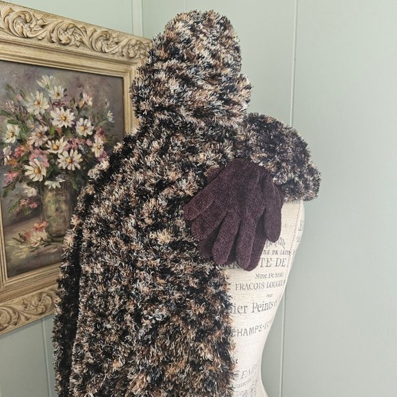3pc Faux Fur Cozy Fall & Winter Toboggan Set, Soft & Fuzzy Scarf, Hat, & Gloves - Picture 1 of 7